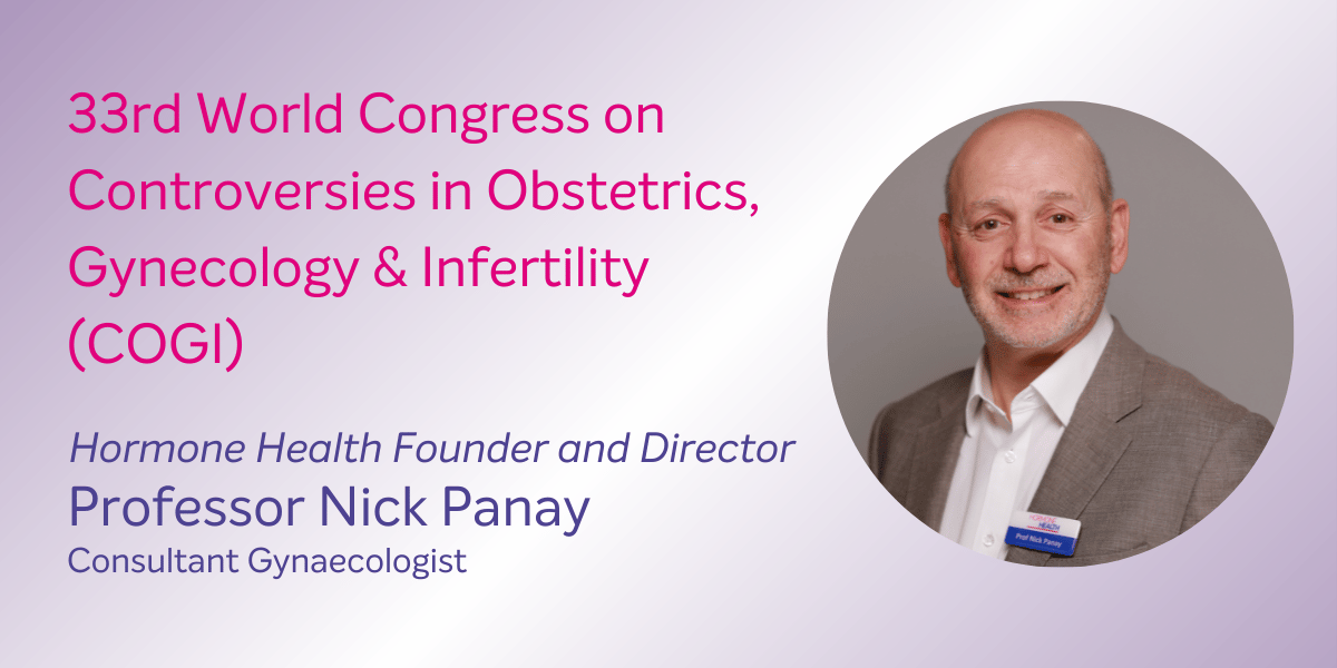 33rd World Congress (COGI) - Professor Nick Panay